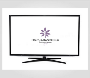 Publicidade no canal de TV do Health Club